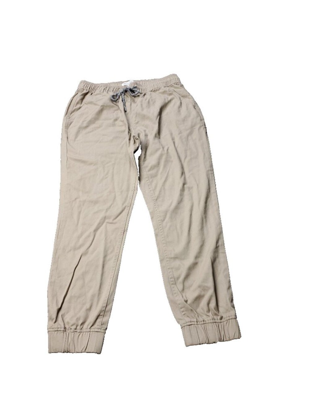 Sovereign Code Berman Pants Mens 28 x26 Joggers Khaki Chino Tan Drawstring